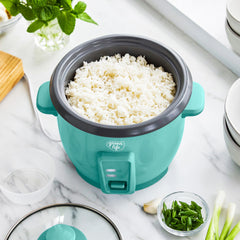 GreenLife 6-Cup Rice Cooker | Turquoise