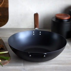Kyoto Carbon Steel 14" Wok