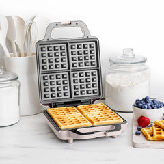 Advanced 4-Square Waffle Maker | Clay