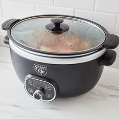 GreenLife Healthy 8-Quart Slow Cooker | Black