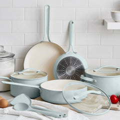 Nova Gallery Ceramic Nonstick 10-Piece Cookware Set | Coastline