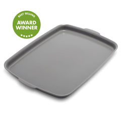Premiere Ovenware Ceramic Nonstick 18" x 13" Half Sheet Pan | Gray