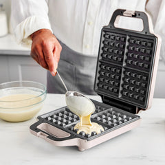 Advanced 4-Square Waffle Maker | Clay