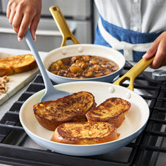 Reserve Pro Ceramic Nonstick 10" and 12" Frypan Set | Glacier