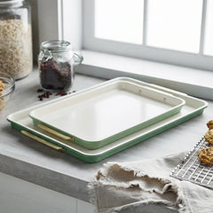 Reserve Bakeware 2-Piece Sheet Pan Set | Sage