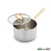 Stanley Tucci™ Uncoated Stainless Steel 4-Quart Saucepan with Lid