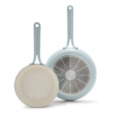 Nova Gallery Ceramic Nonstick 8" and 10" Frypan Set | Coastline