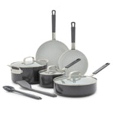 Bobby Flay by GreenPan Professional Ceramic Nonstick 10-Piece Cookware Set | Graphite
