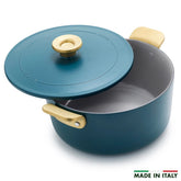 Stanley Tucci™ Ceramic Nonstick 6.5-Quart Dutch Oven | Venetian Teal