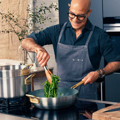 Stanley Tucci™ Stainless Steel Ceramic Nonstick 4.5-Quart Stanley Pan Jr. with Lid