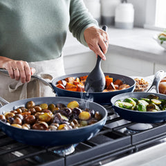 Valencia Pro Ceramic Nonstick 8", 9.5", and 11" Frypan Set | Twilight
