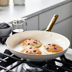 Reserve Ceramic Nonstick 10" and 12" Frypan Set | Taupe