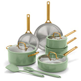 Reserve Pro Uncoated Stainless Steel 12-Piece Cookware Set | Sage