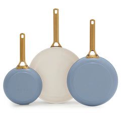 Reserve Pro Ceramic Nonstick 8", 10" and 12" Frypan Set | Ocean