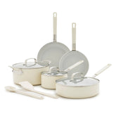 Bobby Flay by GreenPan Professional Ceramic Nonstick 10-Piece Cookware Set | Cream