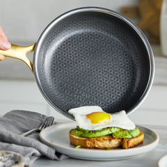 Spectra Gold Thermobond Hybrid Ceramic Nonstick 8", 10" and 12" Frypan Set
