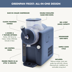 Frost Classic 15-in-1 Ice Cream & Frozen Drink Maker | Berry