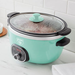 GreenLife Healthy 8-Quart Slow Cooker | Turquoise