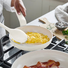 Rio Advanced Ceramic Nonstick 10-Piece Cookware Set | Cream