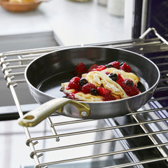 GP5 Stainless Steel 8", 10" and 12" Frypan Set | Champagne Handles