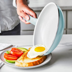 Dover Ceramic Nonstick 8" and 10" Frypan Set | Blue Haze