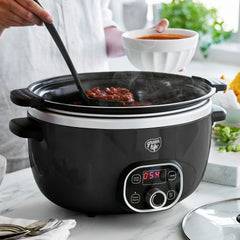 GreenLife Healthy 8-Quart Slow Cooker | Black