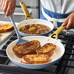 Reserve Pro Ceramic Nonstick 8", 10" and 12" Frypan Set | Ocean