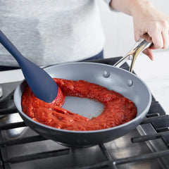 Platinum Silicone Sauté Spoon | Navy