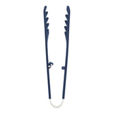 Platinum Silicone Pasta Tongs | Navy