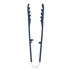 Platinum Silicone Pasta Tongs | Navy