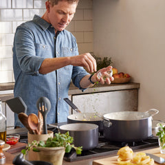 Bobby Flay by GreenPan Professional Ceramic Nonstick 10-Piece Cookware Set | Graphite