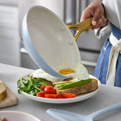 Reserve Pro Ceramic Nonstick 10" and 12" Frypan Set | Glacier