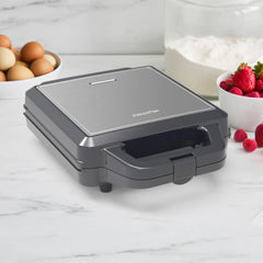 Advanced 4-Square Waffle Maker | Graphite