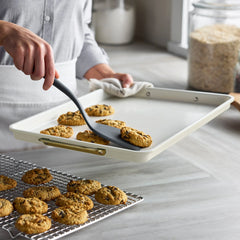 Reserve Bakeware 2-Piece 13" x 18" Half Sheet Pan Set | Cream
