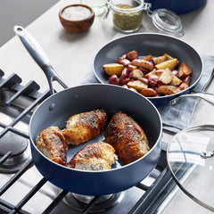 Valencia Pro Ceramic Nonstick 19-Piece Cookware Set | Twilight