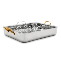 Reserve Stainless Steel 13" x 16" Roaster with Rack