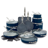 Valencia Pro Ceramic Nonstick 19-Piece Cookware Set | Twilight