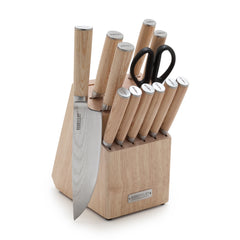 Bobby Flay by GreenPan Light Pakka Wood 13-Piece Knife Block Set