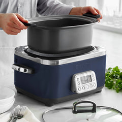 Elite 14-in-1 6-Quart Slow Cooker | Oxford Blue