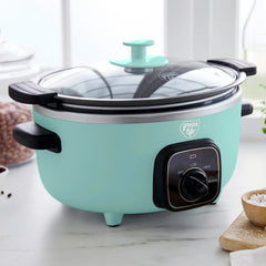 GreenLife Healthy 3.5-Quart Slow Cooker | Turquoise