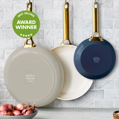 Reserve Ceramic Nonstick 8", 10" and 12" Frypan Set | Multicolor