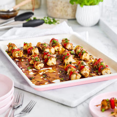 GreenLife Ceramic Nonstick 6-Piece Bakeware Set | Pink