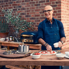 Stanley Tucci™ 20" x 18" Walnut Pizza & Serving Board