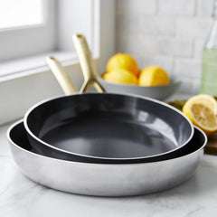 GP5 Stainless Steel 10" and 12" Frypan Set | Champagne Handles