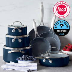 Valencia Pro Ceramic Nonstick 11-Piece Cookware Set | Twilight