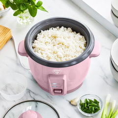 GreenLife 6-Cup Rice Cooker | Pink