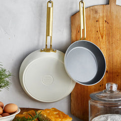 Stanley Tucci™ Ceramic Nonstick 4-Piece Chef Set | Carrara White