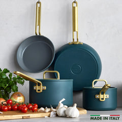 Stanley Tucci™ Ceramic Nonstick 6-Piece Cookware Set | Venetian Teal