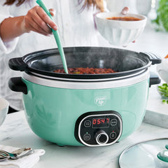 GreenLife Healthy 8-Quart Slow Cooker | Turquoise