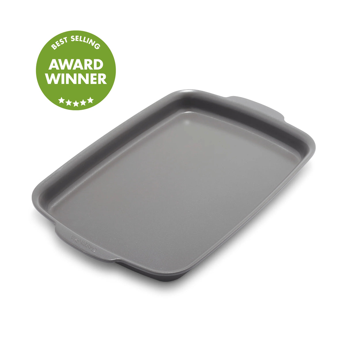 Premiere Ovenware Ceramic Nonstick 13" x 9" Quarter Sheet Pan | Gray